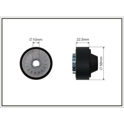 Imagem de CAFFARO 500032 Polia Tensora RENAULT: CLIO 2, Kangoo I Express, FORD: Transit Mk4 Minibus, Van