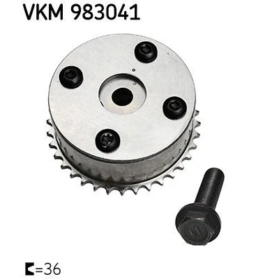 Imagem de SKF VKM 983041 Regulador do veio de excêntricos Lado admissão 36