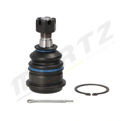 Imagem de MERTZ M S0510 Rótula de suspensão Eixo dianteiro, lado esquerdo, direito com freio, porca castelo M14x1,5