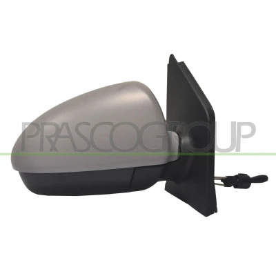 Imagem de Espelho retrovisor Prasco ME3057123 à direita com subcapa manual ajustável pelo interior SMART: Fortwo II Coupe