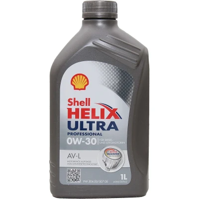 Imagem de Shell Helix Ultra Prof AV L 0W 30 1l Óleo do motor 550041874 VOLKSWAGEN: Golf 5, 4, Polo IV Hatchback, AUDI: A3 A4 B6 Sedan