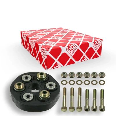 Imagem de FEBI BILSTEIN 03568 Acoplamento do Cardan 80 à frente com parafusos, arruelas planas porcas MERCEDES BENZ: Classe C Sedan, T modell