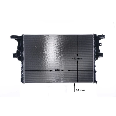 Imagem de MAHLE ORIGINAL CR 2087 000S Radiador, arrefecimento do motor 640 442 32 Aletas de refrigeração soldadas IVECO: DAILY 6 Pritsche/Fahrgestell