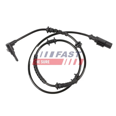 Imagem de FAST FT80569 Sensor de ABS Eixo dianteiro, lado esquerdo, direito 919mm 28mm preto oval