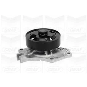 Imagem de GRAF PA962 Bomba de água com junta mecânico Chapa aço 103 para accionamento da correia trapezoidal estriada MAZDA: 2 Hatchback