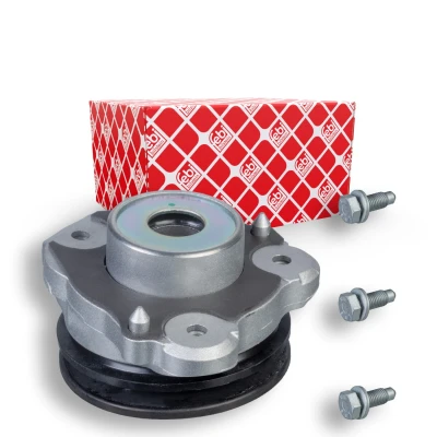 Imagem de FEBI BILSTEIN 106378 Kit de reparação, suporte apoio do conj. mola/amortecedor Eixo dianteiro sem rolamentos esferas com material montagem