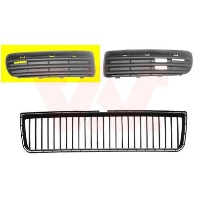 Imagem de VAN WEZEL 7621592 Grelha de Pára Choques à frente, lado direito SKODA: Octavia I Hatchback, 1 Combi