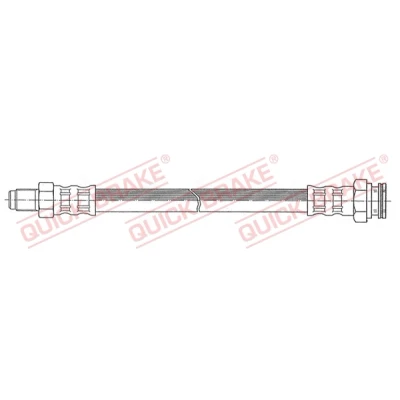 Imagem de QUICK BRAKE 37.002 Mangueira de Travão 340mm M10x1 com rosca interior, exterior