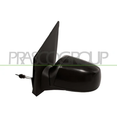 Imagem de Espelho retrovisor Prasco FD3427114 esquerda preto manual ajustável pelo interior FORD: FIESTA 5