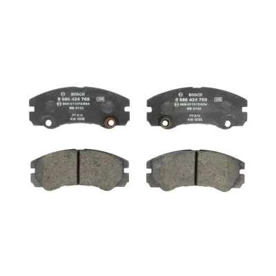Imagem de BOSCH 0 986 424 760 Jogo de pastilhas para travão disco Baixo teor metálico com sensor desgaste integrado OPEL: Frontera B SUV