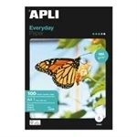 Imagem de Papel fotográfico brilhante FSC jato de tinta Apli 11475 A4 180g 100 folhas