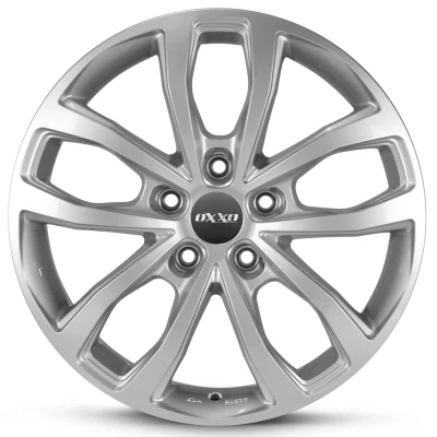 Imagem de OXXO 5furos 17polegadas 112mm Jante alu HYPERION prateado cristal OX11 701751 DBT 07