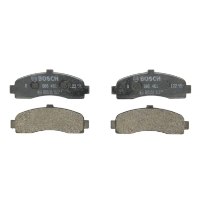 Imagem de BOSCH 0 986 461 122 Jogo de pastilhas para travão disco Baixo teor metálico NISSAN: MICRA 2