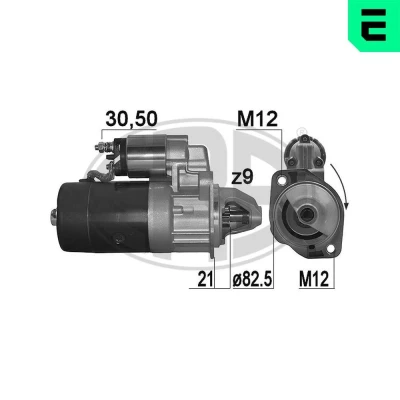 Imagem de ERA 220096A Motor de arranque 12V 2,2kW 9 30 50 83mm AUDI: 100 C4 Avant, VOLKSWAGEN: LT 28 35 I Minibus