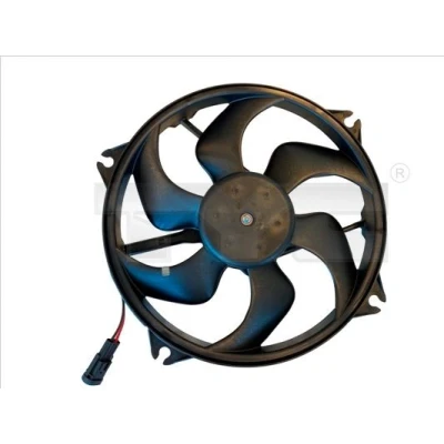 Imagem de TYC 805 0011 ventilador de radiador 380 320 com estrutura do (caixilho) CITROËN: C3 I Hatchback, C2 Enterprise