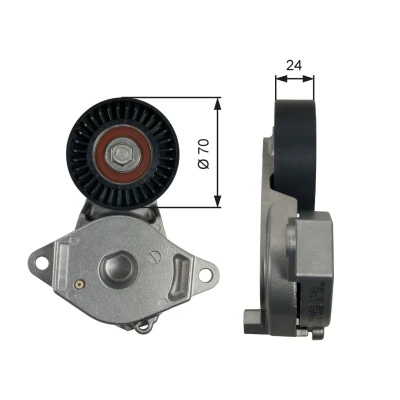 Imagem de GATES T39246 Polia Tensora PowerGrip