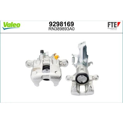 Imagem de FTE 9298169 Pinça de travão cinzento Ferro fundido Eixo traseiro esquerdo sem suporte NISSAN: Almera II Hatchback, Primera Carrinha