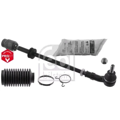 Imagem de FEBI BILSTEIN 49077 Barra de direcção Eixo dianteiro, lado direito com porcas, graxa braçadeiras, foles ProKit SEAT: Ibiza 2
