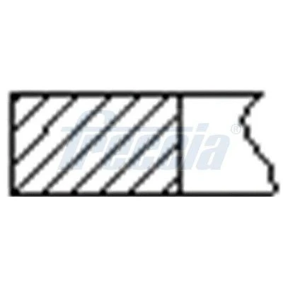 Imagem de FRECCIA FR10 500000 Jogo de Anéis do Pistão 81 VOLKSWAGEN: Golf 7, SEAT: Leon III ST, Hatchback