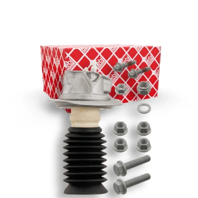 Imagem de FEBI BILSTEIN 37947 Kit de reparação, suporte apoio do conj. mola/amortecedor Eixo dianteiro sem rolamentos esferas com material montagem