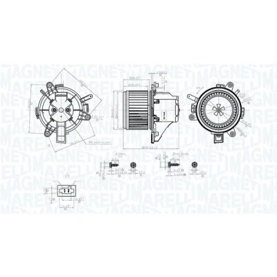 Imagem de Ventilador do habitáculo MAGNETI MARELLI 069412779010