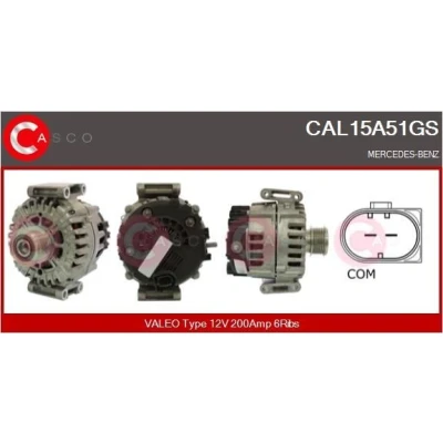 Imagem de CASCO CAL10421AS Alternador 12V 150A FIAT: Ducato III Camião de plataforma / Chassis, Van, IVECO: DAILY 4