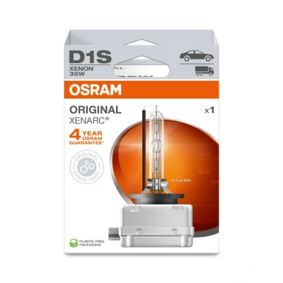Imagem de OSRAM 66140 1HB Lâmpada, farol de longo alcance D1S 85V 35W 4500K