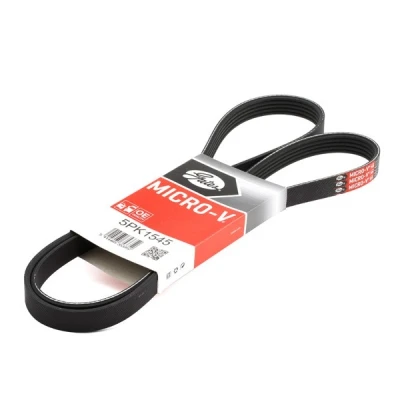 Imagem de GATES 5PK1545 Correia trapezoidal estriada 1545 5 Poliéster, EPDM (borracha de etileno propileno dieno) FleetRunner Micro V OPEL: Corsa D Hatchback