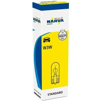 Imagem de NARVA 170973000 Lâmpada 12 3 W3W VOLKSWAGEN: Golf 6, 7, Crafter 30 50 Van, AUDI: A4 B6 Avant, Sedan, TT Coupe