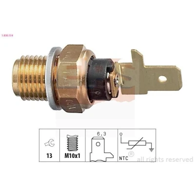 Imagem de EPS 1.830.154 Sensor de Temperatura do Óleo M10x1 Made in Italy OE Equivalent VOLKSWAGEN: GOLF 3, SEAT: Ibiza 2