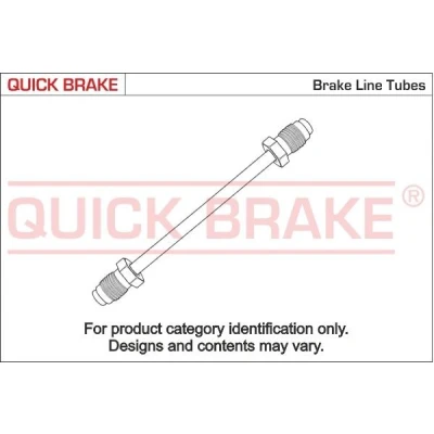Imagem de QUICK BRAKE CN 2200A A Tubo de travão PEUGEOT: 106 II Hatchback, MERCEDES BENZ: Classe C Sedan, VOLKSWAGEN: Carocha