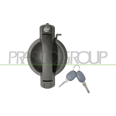 Imagem de PRASCO FT9088041 Puxadores de Porta exterior, à frente, lado direito com canhão fechadura, chave preto FIAT: Doblo I Carrinha, Cargo