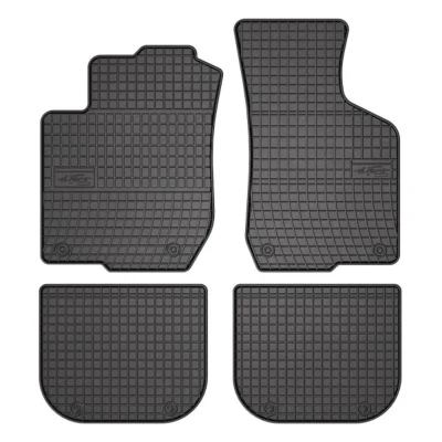 Imagem de FROGUM 0732 Conjunto de tapete chão Borracha à frente e atrás 4 preto medida AUDI: A3 Hatchback