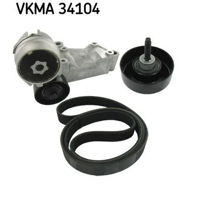 Imagem de SKF VKMA 34104 Jogo de correias trapezoidais estriadas FORD: Focus Mk1 Carrinha, Hatchback