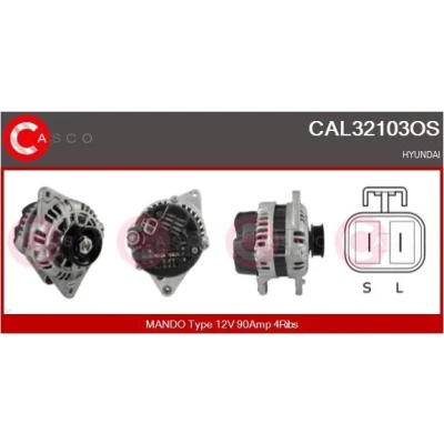 Imagem de CASCO CAL15111AS Alternador 12V 50A PEUGEOT: 205 Cabrio, II Hatchback, CITROËN: ZX C25 Minibus