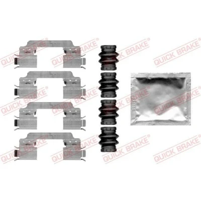Imagem de QUICK BRAKE 109 0010 Kit de acessórios, pastilhas travão