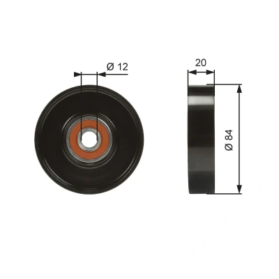 Imagem de GATES FleetRunner Micro V Kit T36321 Polia Tensora