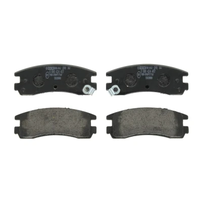 Imagem de BOSCH 0 986 424 467 Jogo de pastilhas para travão disco Baixo teor metálico com sensor desgaste integrado chapa anti ruído