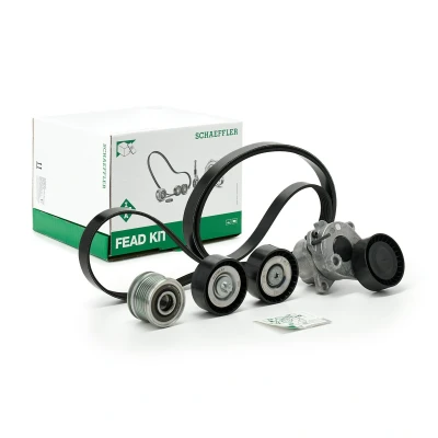Imagem de INA 529 0479 20 Jogo de correias trapezoidais estriadas com polia roda livre MERCEDES BENZ: Classe C T modell, E Sedan