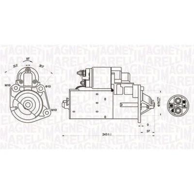 Imagem de Motor de arranque MAGNETI MARELLI 063720680010