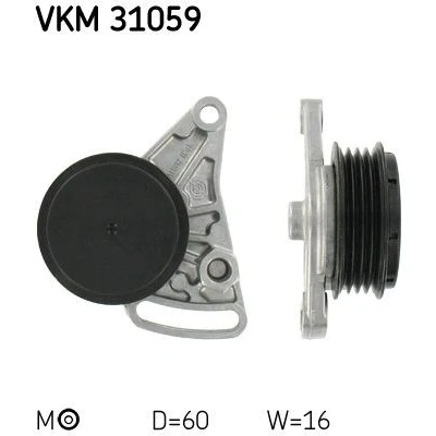 Imagem de SKF VKM 31059 Polia Tensora AUDI: A4 B6 Avant, Sedan, A6 C5 VOLKSWAGEN: Passat B5 GP Variant, Sedan