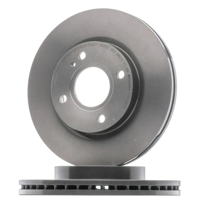 Imagem de BREMBO COATED DISC LINE 09.A968.21 Disco de travão 258 23 4 interior ventilado revestido FORD: KA+ Hatchback, FIESTA 6, 6 Van endado, norauto,