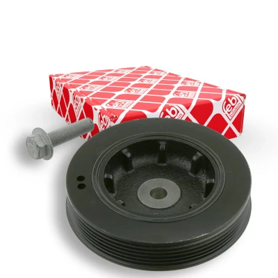 Imagem de FEBI BILSTEIN 33701 Polia da Cambota 6PK 136 5 com parafuso ProKit RENAULT: MEGANE 1, CLIO 2, Scénic 1