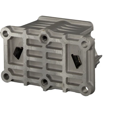 Imagem de FEBI BILSTEIN 24586 Suporte, motor à frente, de ambos os lados Rolamento borracha e metal Alumínio fundido