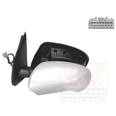 Imagem de Espelho retrovisor Van Wezel 3388817 esquerda com subcapa completo, convexo, para regulação eléctrica dos espelhos, dobrável electricamente, a