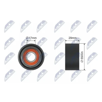 Imagem de NTY RNK BM 006 Polia Tensora BMW: 3 Touring, 5 1 Cabrio