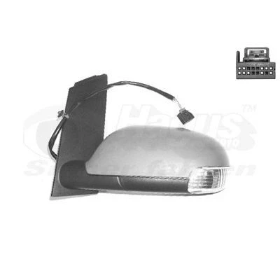 Imagem de Espelho retrovisor Van Wezel 5856817 esquerda com subcapa completo, não esférico, para regulação eléctrica dos espelhos, aquecível