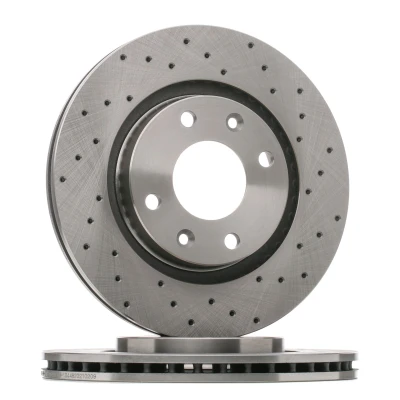 Imagem de VALEO 886695 Disco de travão Eixo dianteiro 266 22 4 perfurado/ventilado com parafuso PEUGEOT: 307 Hatchback, 206 Partner II Van