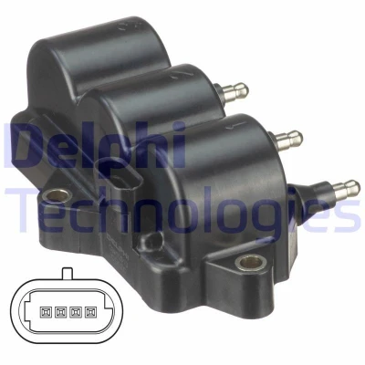 Imagem de DELPHI GN10569 12B1 Bobina de ignição 2 12