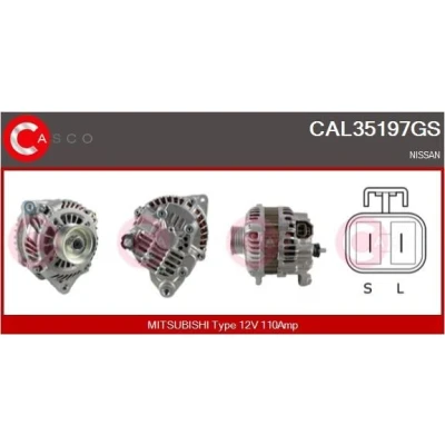 Imagem de CASCO CAL15338AS Alternador 12V 97A FIAT: Ducato II Van